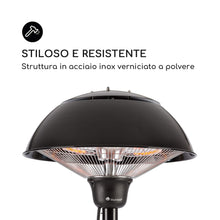 Carica l&#39;immagine nel visualizzatore di Gallery, Blumfeldt Heat Guard Blackline Delicate - Riscaldamento da 1500 W Nero - Ilgrandebazar