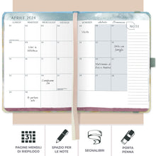 Carica l&#39;immagine nel visualizzatore di Gallery, Agenda 2024 Everyday di Boxclever Press. Agenda settimanale 2024 12 mesi da Gen - Dic 24. Agenda 2024 settimanale con pagine note a puntini. Planner settimanale 2024 leggera 17 x 12,5 cm
