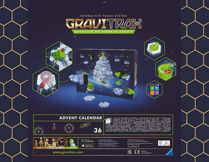 Ravensburger, 27031, Calendario dell'Avvento GraviTrax espansioni Dorata Speciale, La Pista di biglie del Futuro, 24 Accessori da Scoprire, Giocattolo STEM, Colore