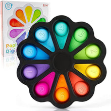 Carica l'immagine nel visualizzatore di Gallery, Pop - it, Pop - it Gigante Antistress Bambino Fidget Toys, Giocattolo Da Spremere Sensoriale in Silicone Antistress per Calmare e Migliorare la Concentrazione Nero