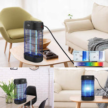 Carica l&#39;immagine nel visualizzatore di Gallery, VIFLYKOO Zanzariera Elettrica,Lampada Antizanzare Elettrico Insetticida 18w 80㎡ con Luce UV e Cassetto Raccogli,Trappola per Insetti per Interni di Grandi Dimensioni per Casa Giardino Interno Esterno