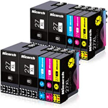 Carica l&#39;immagine nel visualizzatore di Gallery, JARBO  Hicorch  27 XL compatibili per Epson 27XL 4 Nero,2 Ciano,2 Magenta,2 Giallo