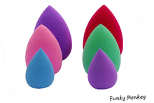 Carica l&#39;immagine nel visualizzatore di Gallery, Spugnette Make Up 6 Pezzi Beauty Blender Fondotinta Trucchi Spugnetta Per... - Ilgrandebazar