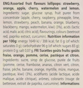 Chupa Chups Flower Bouquet, Lollipop Gusti Frutti Assortiti al Limone, Arancia, Fragola, Mela, Anguria e Ciliegia, Bouquet da 19 lecca lecca Monopezzo, Ottimo come Idea Regalo
