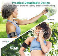 Carica l&#39;immagine nel visualizzatore di Gallery, Bovon Fascia da Braccio, Staccabile Porta Cellulare Braccio Sportiva, Open Face per Il Controllo Touch Screen, Corsa &amp; Running Armband per Tutti Gli Smartphone 4.7-6.5 Pollici