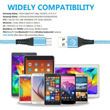 Carica l'immagine nel visualizzatore di Gallery, Yosou Cavo Micro USB [3-Pack 2M] Android Ricarica Rapida USB... - Ilgrandebazar