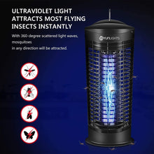 Carica l&#39;immagine nel visualizzatore di Gallery, YUNLIGHTS Lampada Anti-zanzara Killer 11W Elettronica Interno Antizanzare Trappola per Mosche Insetto Repellente Eliminare Mosche Zanzare Zapper Volante Disinfestazione Zanzare Lampade