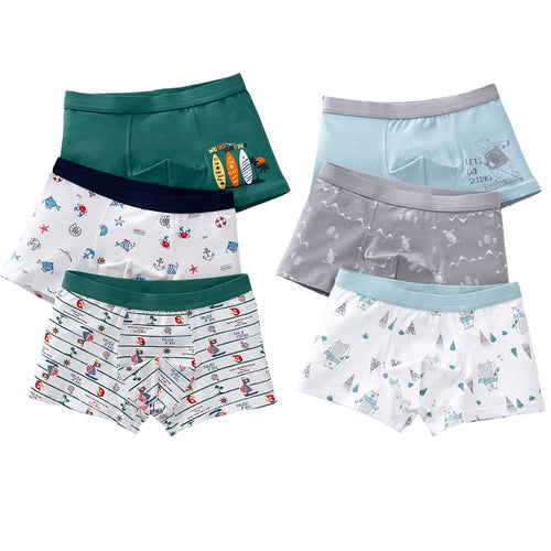 LeQeZe 6 Pezzi Ragazzi Boxer Misto Ragazzo Mutande Boxers Intimo... - Ilgrandebazar