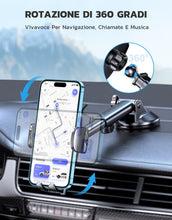 Carica l&#39;immagine nel visualizzatore di Gallery, CIRYCASE Porta Cellulare Auto, [Aspirazione Ultra Potente &amp; Universale] Supporto Telefono Auto, Flessibile Porta Telefono Auto con Una Sola Mano per Cruscotto e Parabrezza, Adatto a Telefoni da 4-7&quot;