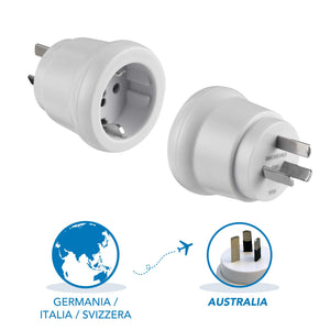 Electraline 70044 Adattatore da Viaggio, Bianco - Ilgrandebazar