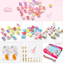 Carica l'immagine nel visualizzatore di Gallery, WinWonder Bambini Perline,1150 PCS Perline Colorate dei Bambini Fare Gioielli Braccialetti Necklace Kit Perline Lettere per Ragazze