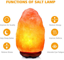Carica l'immagine nel visualizzatore di Gallery, Lampada di sale dell'Himalaya 2-3 kg Lampada in cristallo ad aria purificata