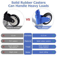 Carica l&#39;immagine nel visualizzatore di Gallery, Carrello a Mano Pieghevole Finether da Trasporto in Alluminio Blue - Ilgrandebazar