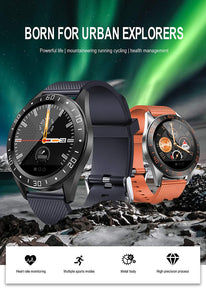 jpantech Smartwatch Orologio Fitness Impermeabile IP68 Donna Uomo GPS Negro - Ilgrandebazar
