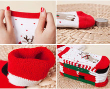 Carica l'immagine nel visualizzatore di Gallery, Yafane 6 Paia Calze di Natale Bambini Calzini Bambino Calze Natale Calzino di Spessi Cotone Caldo Inverno Unisex di Regali per Ragazze Ragazzo 1-10 Anni