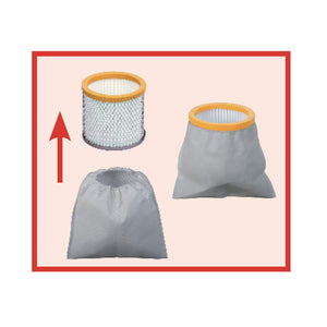 Ribimex Cenerill Aspiracenere elettrico 1000 W, 18 L filtro 18 L, Nero - Ilgrandebazar