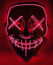 Carica l&#39;immagine nel visualizzatore di Gallery, Shinelee Maschera LED Halloween, Illumina la Maschere 3 modalità 2-rosso - Ilgrandebazar