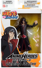 Carica l'immagine nel visualizzatore di Gallery, Bandai - Anime Heroes - Naruto Shippuden - Action figure Anime Heroes 17 cm - Itachi Uchiwa - 36902