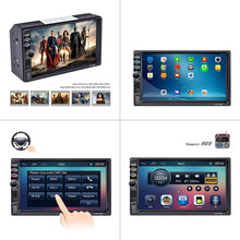 Carica l&#39;immagine nel visualizzatore di Gallery, LSLYA Auto Radio Dual 2 Din Car Stereo Schermo Bluetooth 7 black - Ilgrandebazar