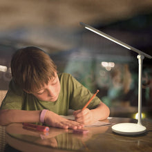 Carica l'immagine nel visualizzatore di Gallery, Lampada da Scrivania a LED Senza fili, ATSUI Lampada da Tavolo Protezione Agli Occhi, Touch Control, Regolazione Luminosità ILLIMITATA, 3 Colori di Luce, Funzione Memoria, Risparmio Energetico, Bianco