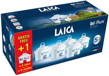Carica l&#39;immagine nel visualizzatore di Gallery, Laica F6S Cartucce Filtranti Bi-Flux, 5+1 Cartuccia omaggio (6 mesi di acqua filtrata), 100% made in Italy 6 Cartucce