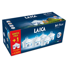Carica l&#39;immagine nel visualizzatore di Gallery, Laica F6S Cartucce Filtranti Bi-Flux, 5+1 Cartuccia omaggio (6 mesi di acqua filtrata), 100% made in Italy 6 Cartucce