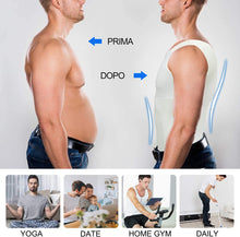 Carica l&#39;immagine nel visualizzatore di Gallery, CHUMIAN Maglietta Compressione Uomo Canotta Contenitiva Snellente Intimo Modellante Dimagrante Fascia Pancia Sportivo Fitness Canottiera