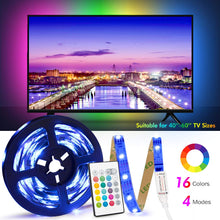 Carica l&#39;immagine nel visualizzatore di Gallery, Retroilluminazione TV LED ad USB di Lunghezza 2.4M Adatto per HDTV da 40-65... - Ilgrandebazar