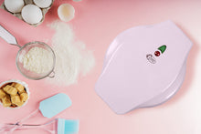 Carica l'immagine nel visualizzatore di Gallery, Bestron Waffle Maker, Piastra per waffel mini Ø10 cm, piccola macchina per waffel con rivestimento antiaderente, per compleanni di bambini, feste di famiglia, Pasqua o Natale, 550 watt, colore: rosa