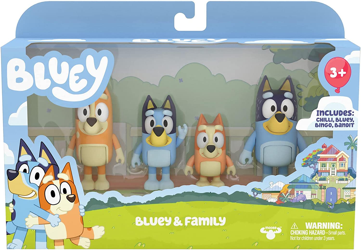 Giochi Preziosi Weebles Bluey - Set 4 Personaggi Family Che Dondolano Sempre - Foto 9