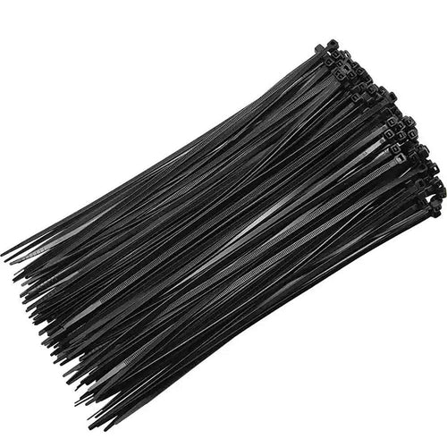 CNSSKJ, 1000 fascette in plastica per cablaggio, autobloccanti Nero