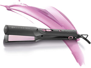 Imetec Bellissima B26 100 Piastra per capelli lunghi o difficili da disciplinare, formato extra large, rivestimento in ceramica, effetto liscio e brillante in una sola passata, 160° C - 230° C