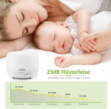 Carica l'immagine nel visualizzatore di Gallery, Diffusore di Oli Essenziali, AIMASON 500ml Diffusore di Aromicon modalità regolabile, senza BPA, timer e spegnimento automatico , Diffusore Ambiente Luci Notturne 7 Colori, Senza BPA, Bianco