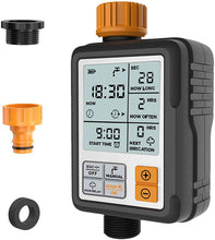 Carica l&#39;immagine nel visualizzatore di Gallery, Kazeila Computer per Irrigazione Centralina Irrigazione Programmazione di irrigazione Timer per irrigazione Temporizzatori per irrigatori Digitale Programmabile per Giardino Sistema di irrigazione Orange