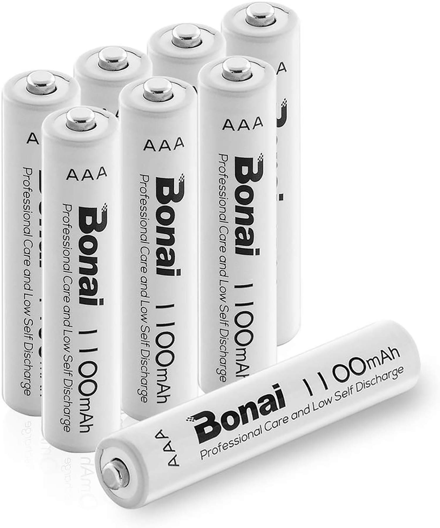 BONAI Caricabatterie Universale Pile Ricaricabili per AA/AAA/SC/C/D/9V –