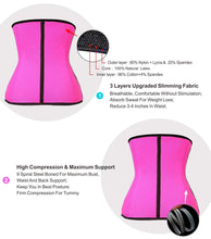 Carica l&#39;immagine nel visualizzatore di Gallery, YIANNA Donna Corsetto Dimagrante Stringivita Latex M, Rose Cincher - Ilgrandebazar