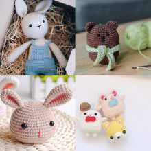 Carica l'immagine nel visualizzatore di Gallery, 100 occhi di sicurezza per animali all'uncinetto, occhi a bottone in plastica, per bambole, peluche e orsacchiotti, fai da te, 6-12 mm