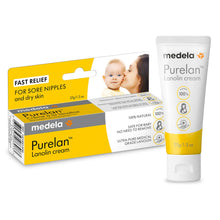 Carica l&#39;immagine nel visualizzatore di Gallery, Medela Purelan 37g Crema per Capezzoli alla Lanolina Sollievo Rapido per Capezzoli Doloranti e Pelle Secca, 100% Naturale, Ipoallergenico, Dermatologicamente Testato e Senza Profumo Crema Lanolina (37 g)