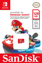 Carica l&#39;immagine nel visualizzatore di Gallery, SanDisk MicroSDXC UHS-I Scheda per Nintendo Switch 128 128 GB, Rosso (Red)