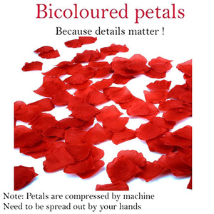 Bdecoll Romantico di San Valentino,1000 Petali Rosa | 50 Candele Rosse a B - Ilgrandebazar