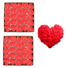 Carica l&#39;immagine nel visualizzatore di Gallery, Bdecoll Romantico di San Valentino,1000 Petali Rosa | 50 Candele Rosse a B - Ilgrandebazar