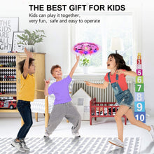 Carica l'immagine nel visualizzatore di Gallery, UTTORA Mini UFO Drone per Bambini e Adulti, Flying Ball Ricaricabile Mini Drone Rotazione di 360° Giocattoli Mano Controllato Elicottero a Induzione Interattiva