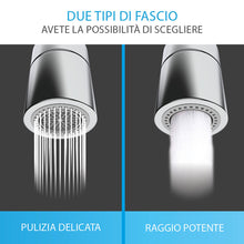 Carica l'immagine nel visualizzatore di Gallery, Bächlein Rompigetto universale per rubinetti da cucina, con due tipi di getti, girevole, cromato