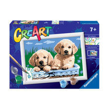 Carica l'immagine nel visualizzatore di Gallery, Ravensburger 28931 8 CreArt Serie E - Cani Retriever, Dipingere con i Numeri, Gioco Creativo per Bambine e Bambini, Età Raccomandata 7+ Single