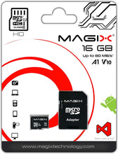 Carica l'immagine nel visualizzatore di Gallery, Magix Micro SD Card HD Series Class10 V10 + SD Adapter UP to 80MB/s (16 GB)