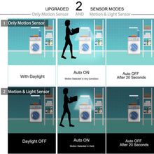 Carica l&#39;immagine nel visualizzatore di Gallery, Luce a LED portatile, Sensore di Movimento, Wireless 78leds(argento) - Ilgrandebazar