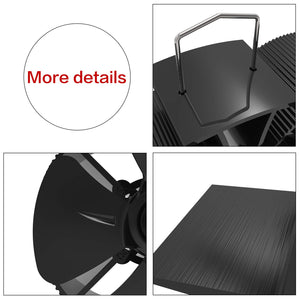 Ventola Stufa Legna - 8-Blade Motore Gemellato 8-blade
