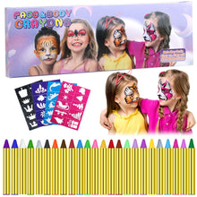 Carica l&#39;immagine nel visualizzatore di Gallery, Trucchi per Truccabimbi,Emooqi 24 Colori Fviso Body Paint Pittura 24 - Ilgrandebazar