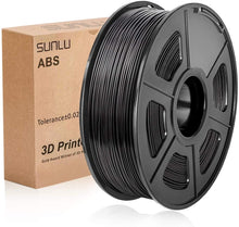Carica l'immagine nel visualizzatore di Gallery, SUNLU 3D Printer Filament ABS, 1.75mm ABS 3D Printer Filament, 3D Printing Filament ABS for 3D Printer, 1kg, Black