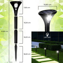 Carica l&#39;immagine nel visualizzatore di Gallery, Lampada Solare Light Easy, 2 Luci Solari Esterno Lampade a LED, Nero